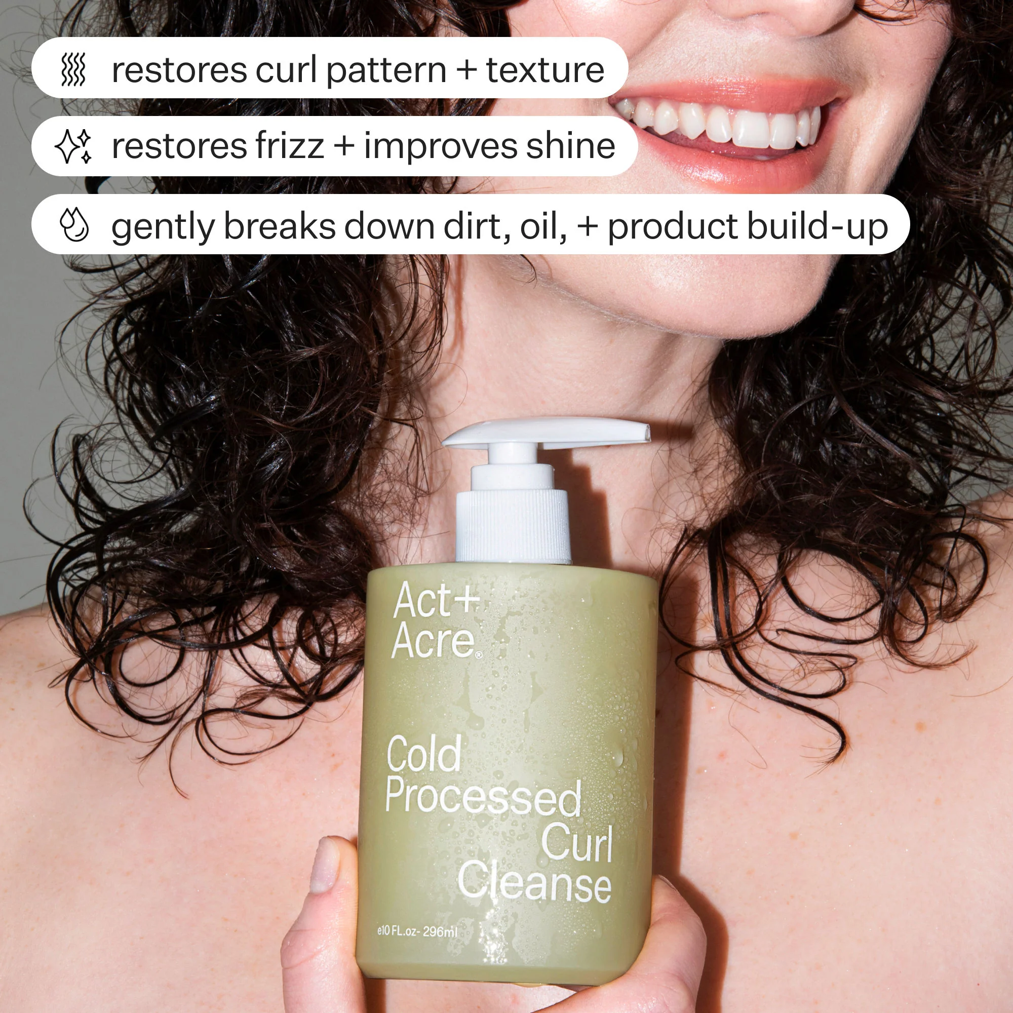 Cold Processed Curl Cleanse Shampoo - Image 3