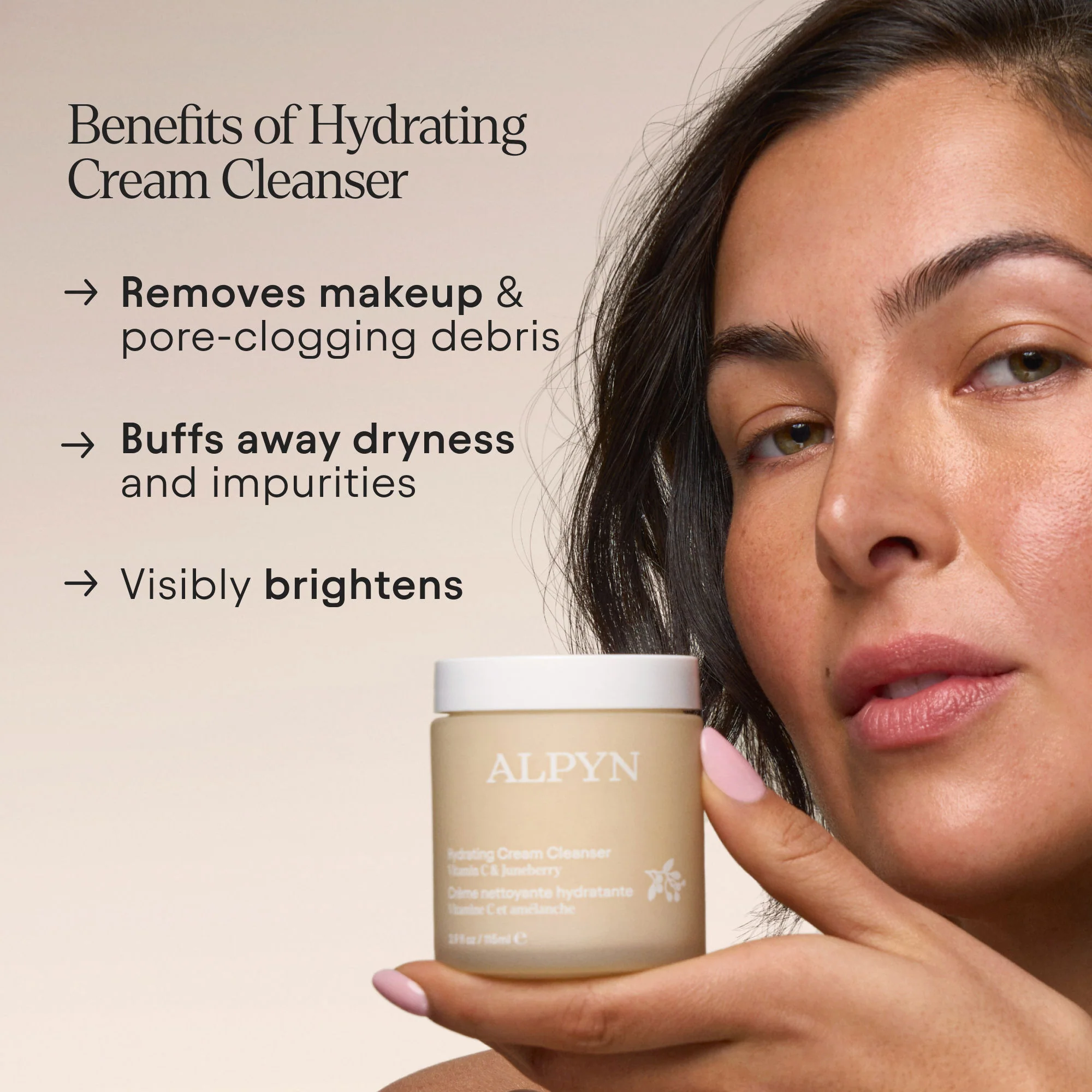 Hydrating Cold Cream Cleanser with Vitamin C and Juneberry - Image 4