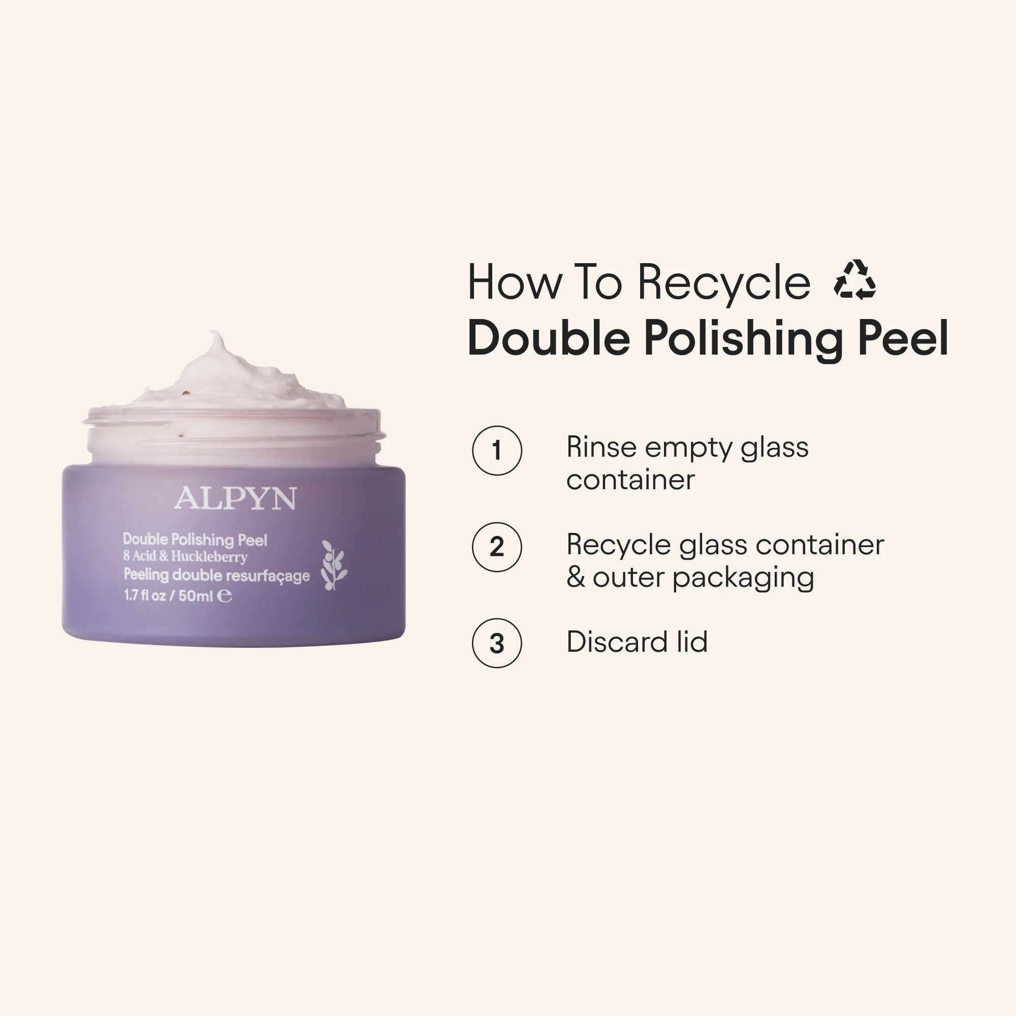 Polishing Peel and Brightening Face Mask with 8 Acids and Huckleberry - Image 8