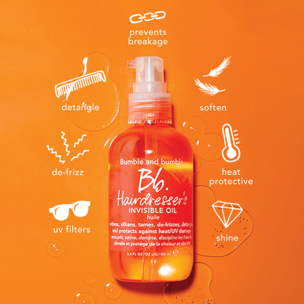 Hairdresser's Invisible Oil Frizz Reducing Hair Oil - Image 10