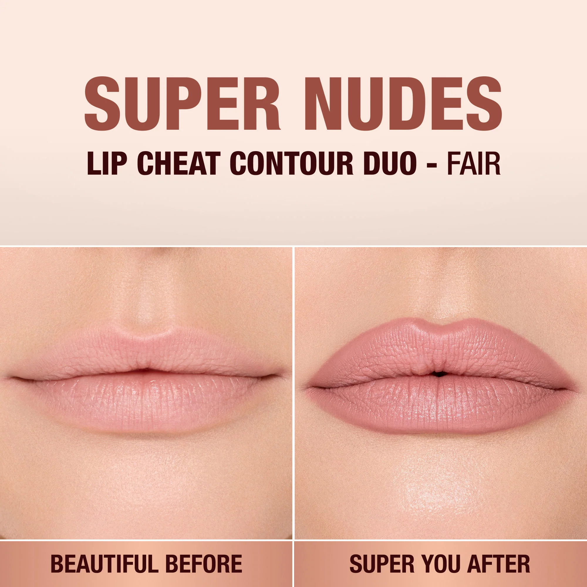 Super Nudes Lip Cheat Contour Duo Lip Liner - Image 3