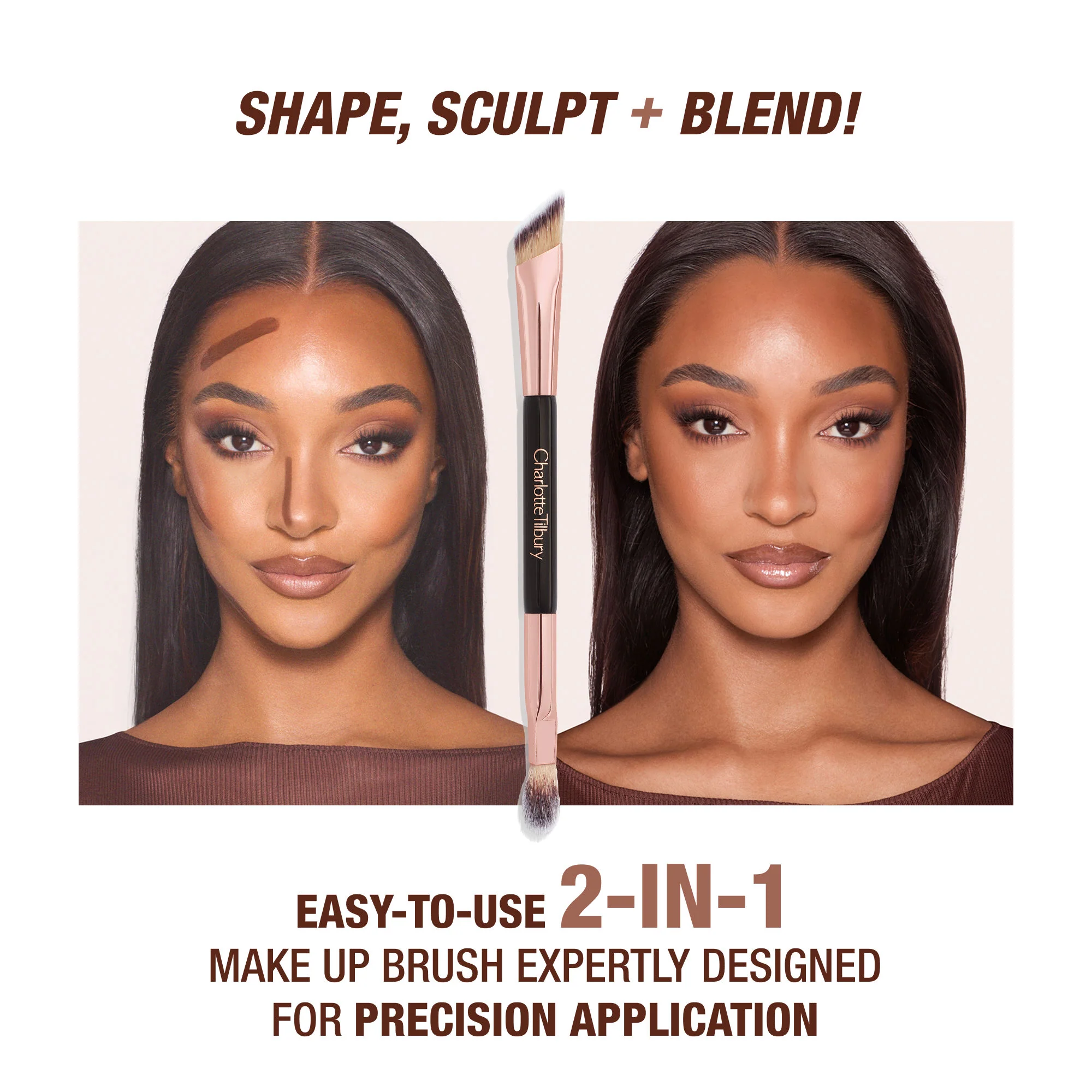 Super Nudes Shapewear Dual Ended Face Brush - Image 2