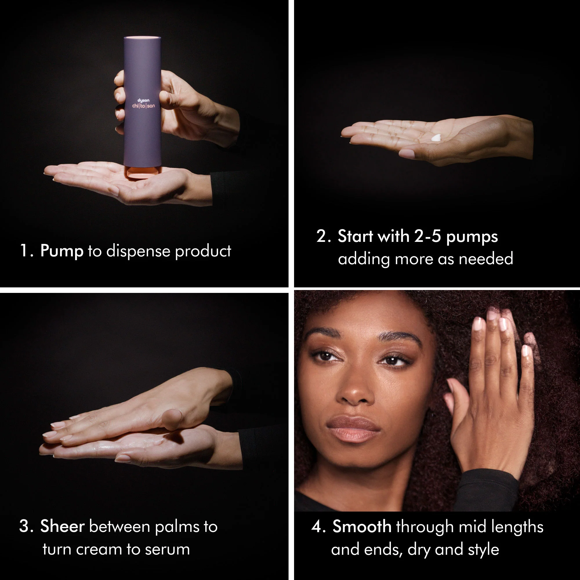 Chitosan Pre-Style Cream Curly to Coily Light Conditioning - Image 8