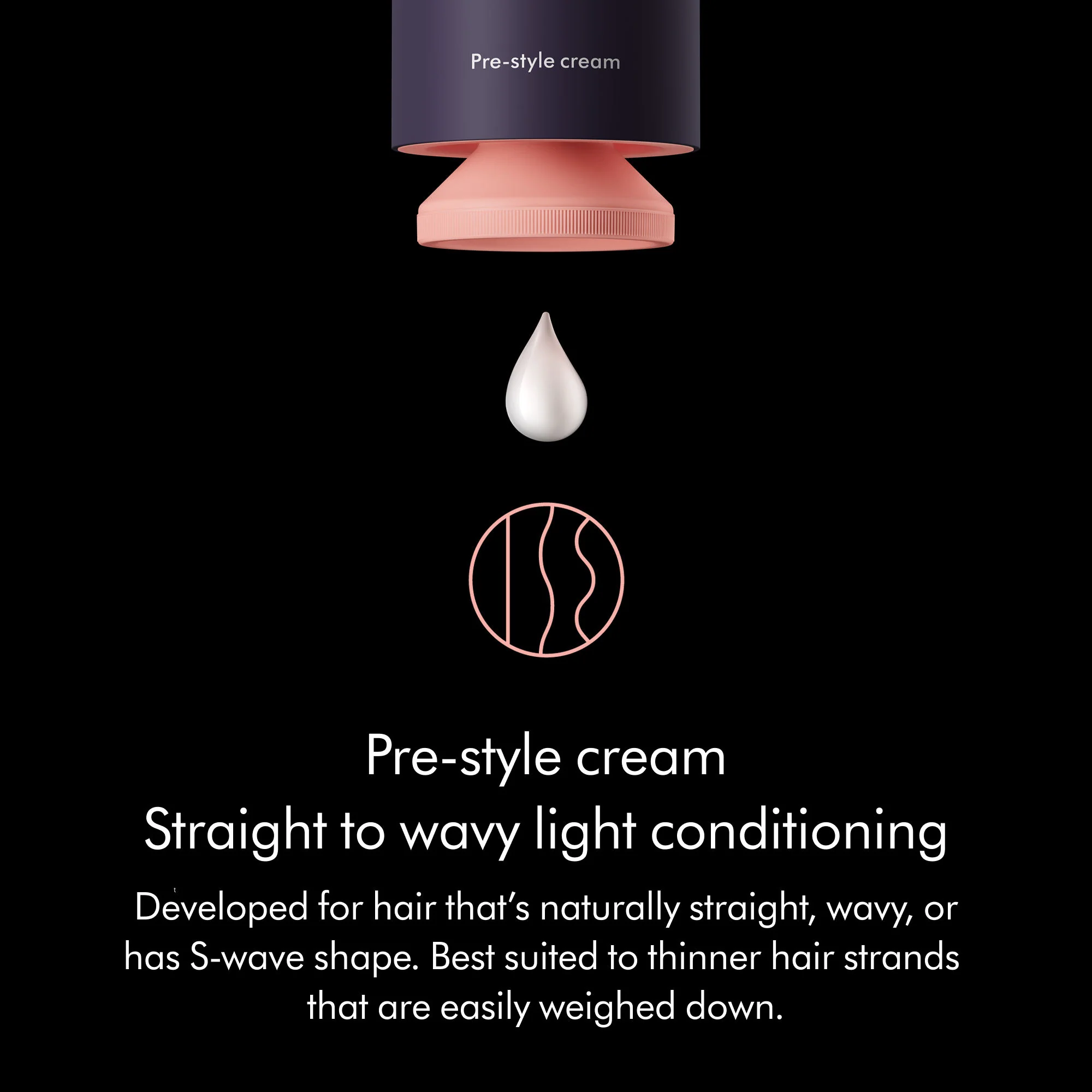 Chitosan Pre-Style Cream Straight to Wavy Light Conditioning - Image 2