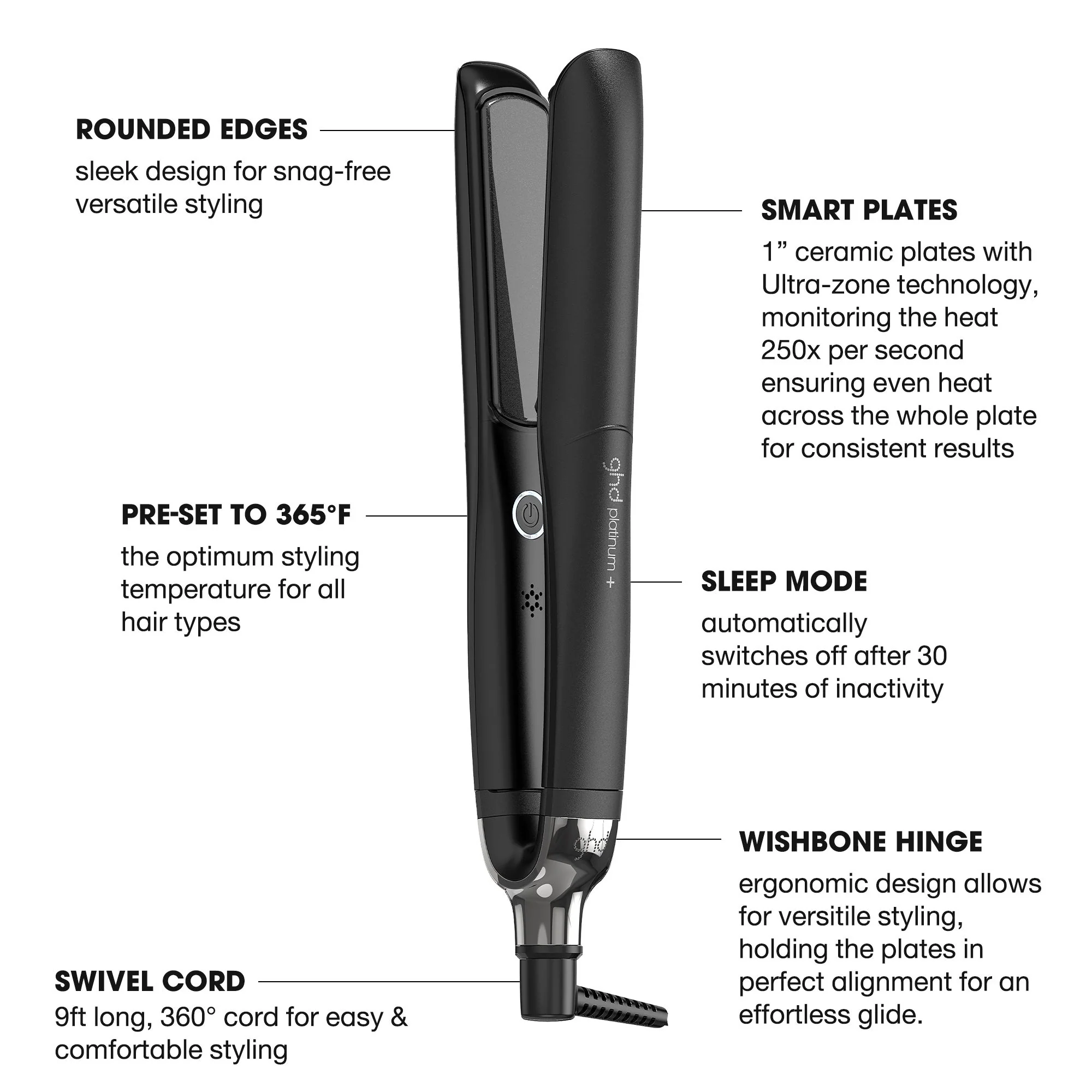 Platinum + Styler 1" Flat Iron - Image 4