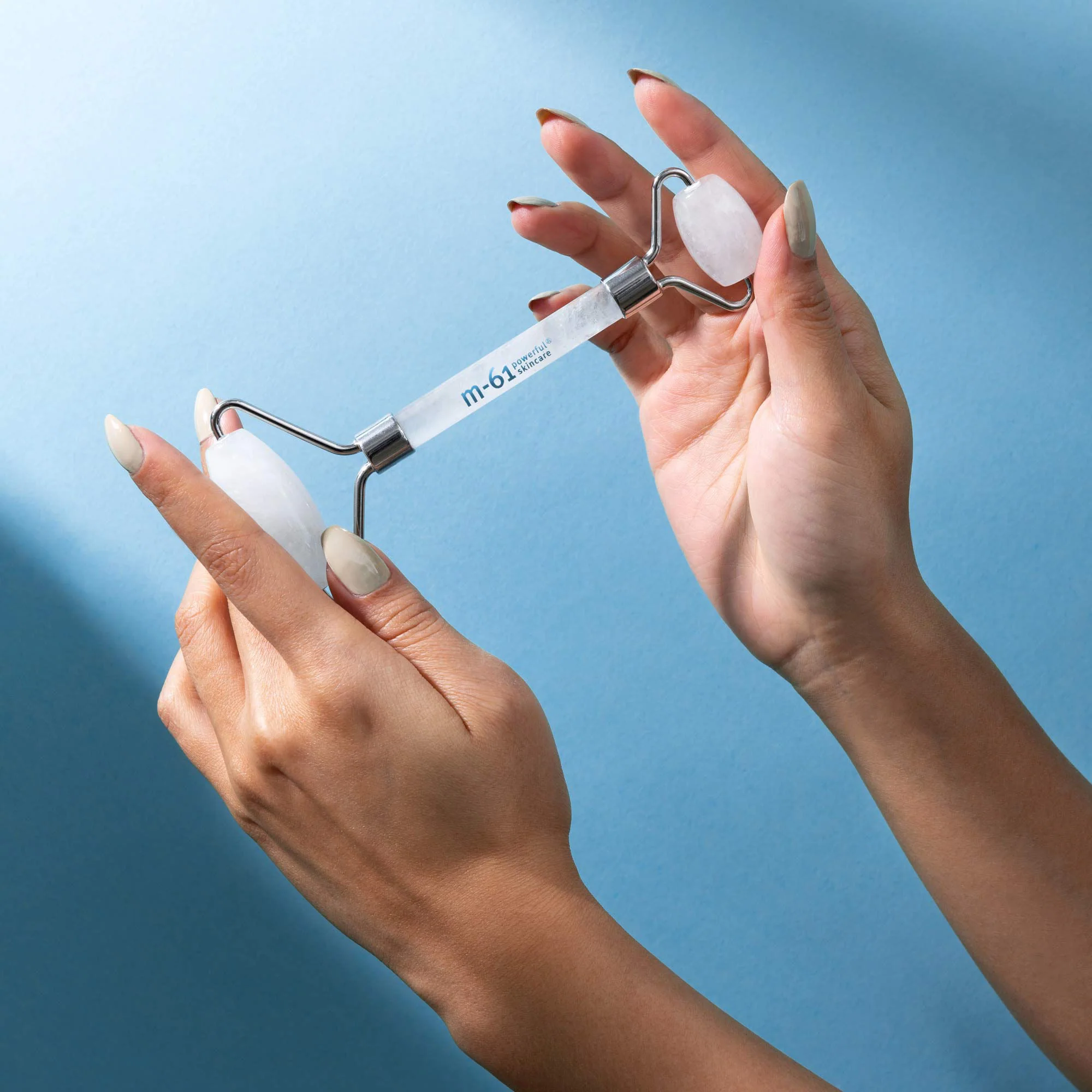 Clear Quartz Face Roller - Image 4