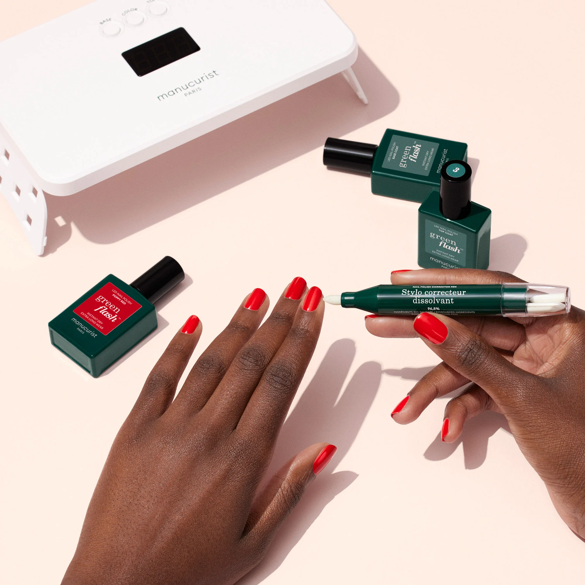 36W Green Flash Pro Routine Set - Poppy Red and Hortencia - Image 6