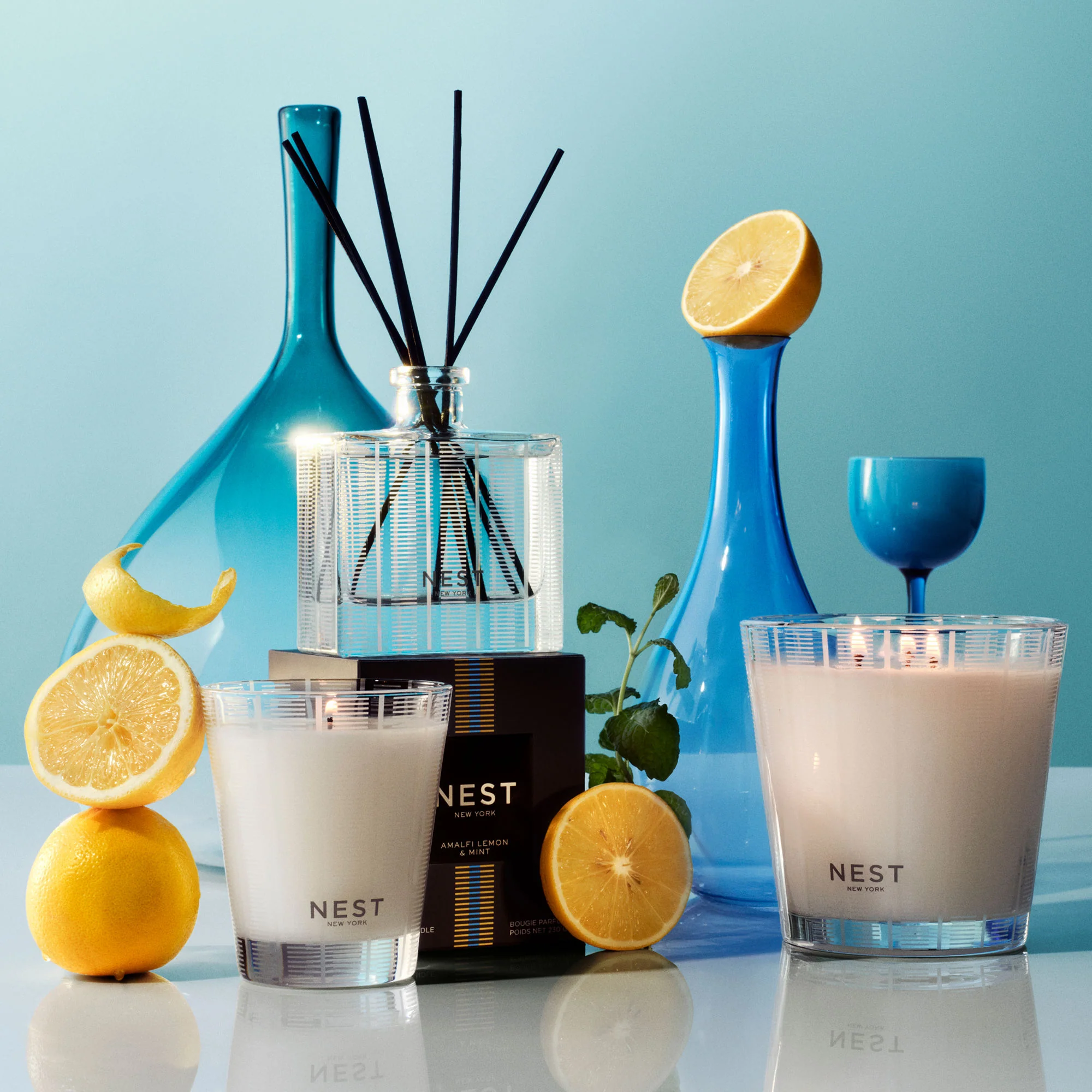 Amalfi Lemon & Mint Reed Diffuser - Image 2