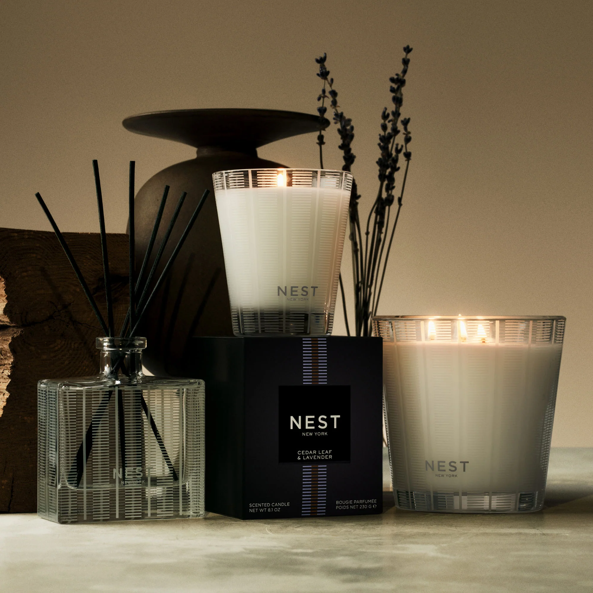 Cedar Leaf & Lavender Candle - Image 4
