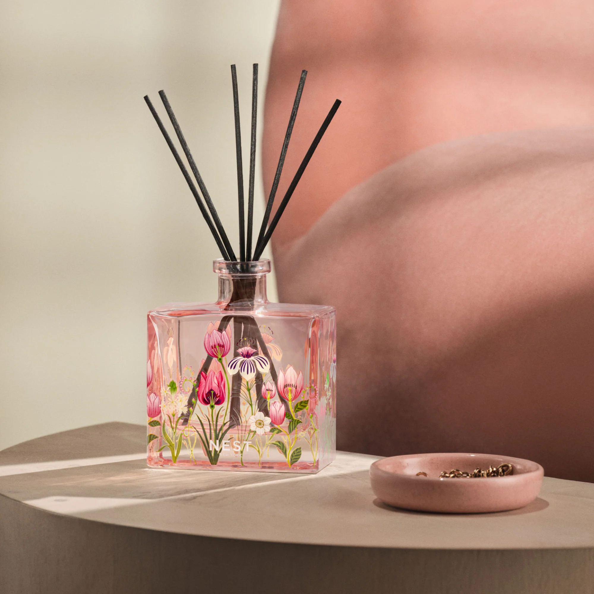 Himalayan Salt & Rosewater Decorative Reed Diffuser - Image 3