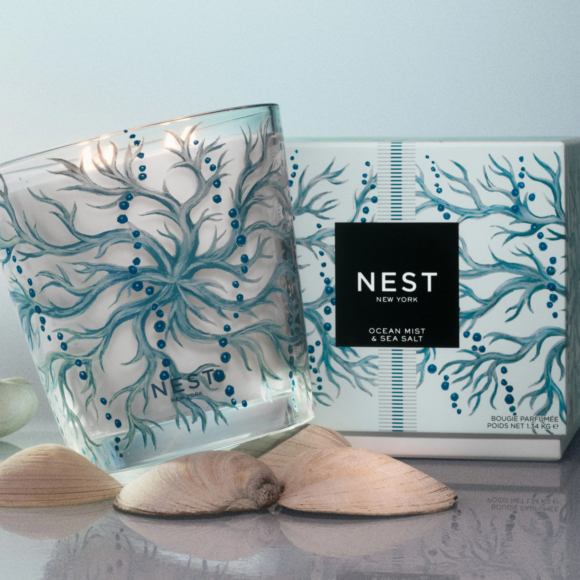 Ocean Mist & Sea Salt Decorative Candle - Image 7