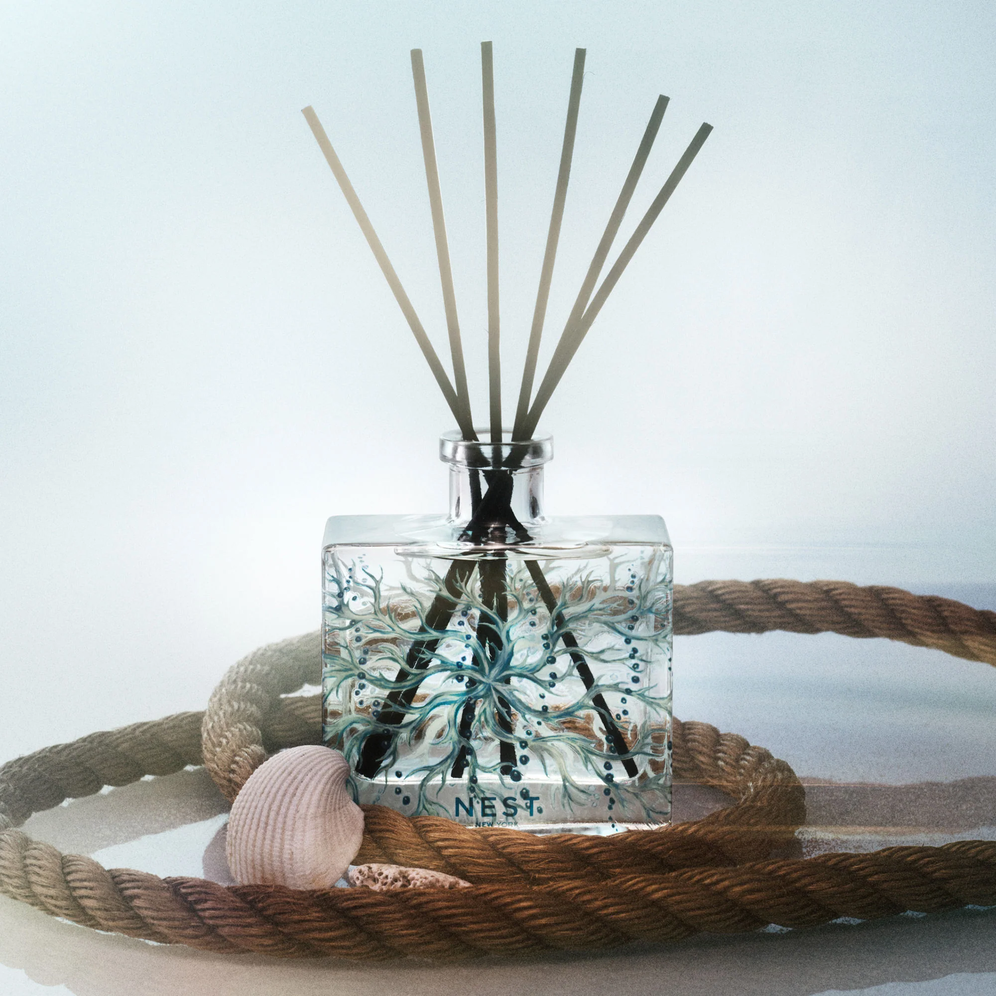 Ocean Mist & Sea Salt Decorative Reed Diffuser - Image 3