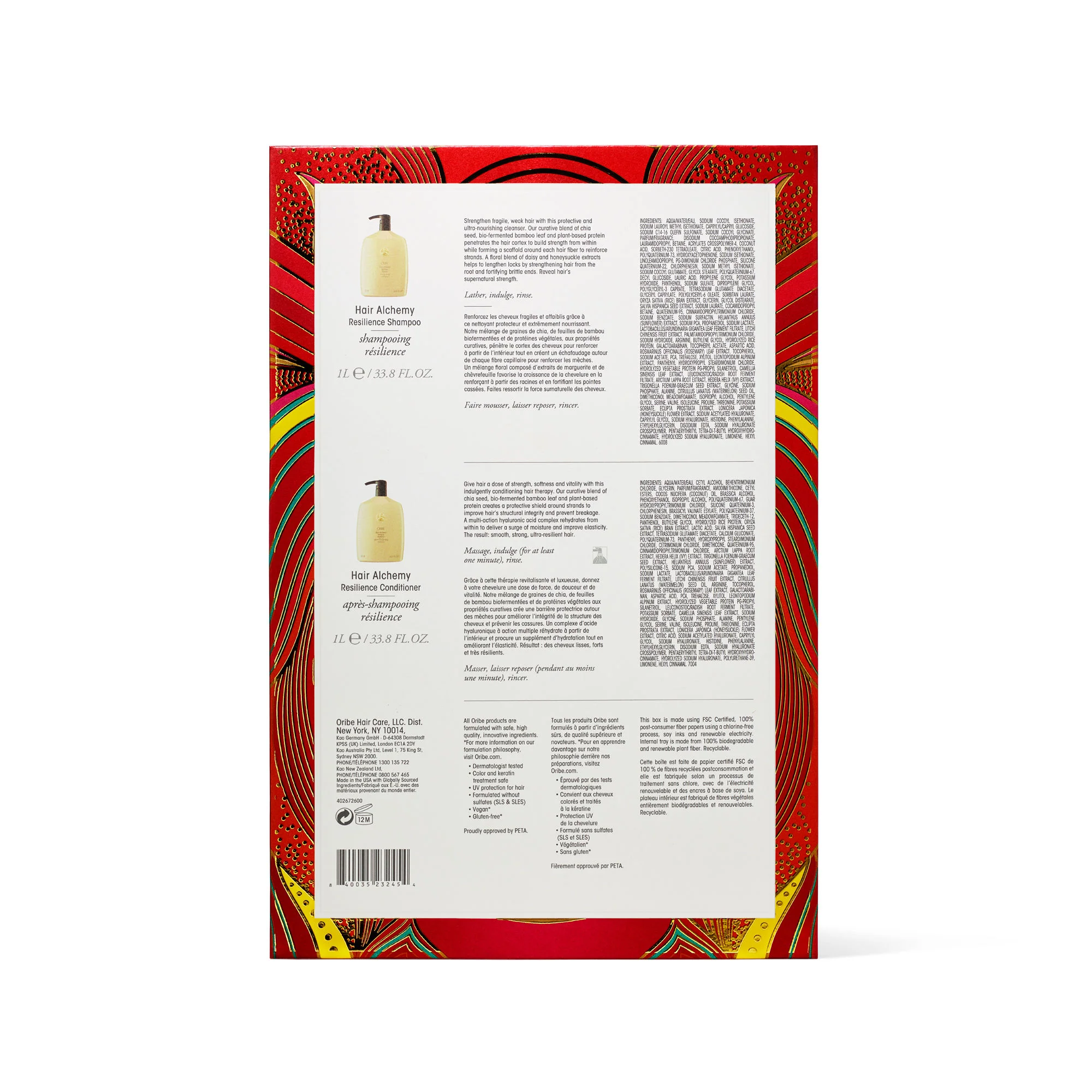 Lunar New Year Hair Alchemy Resilience Liter Set (Limited Edition) - Image 3