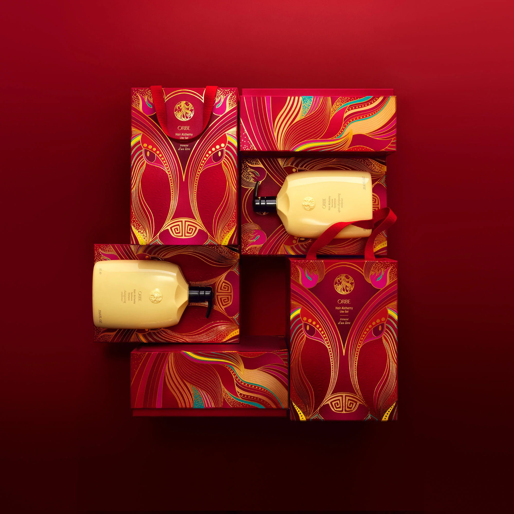 Lunar New Year Hair Alchemy Resilience Liter Set (Limited Edition) - Image 4